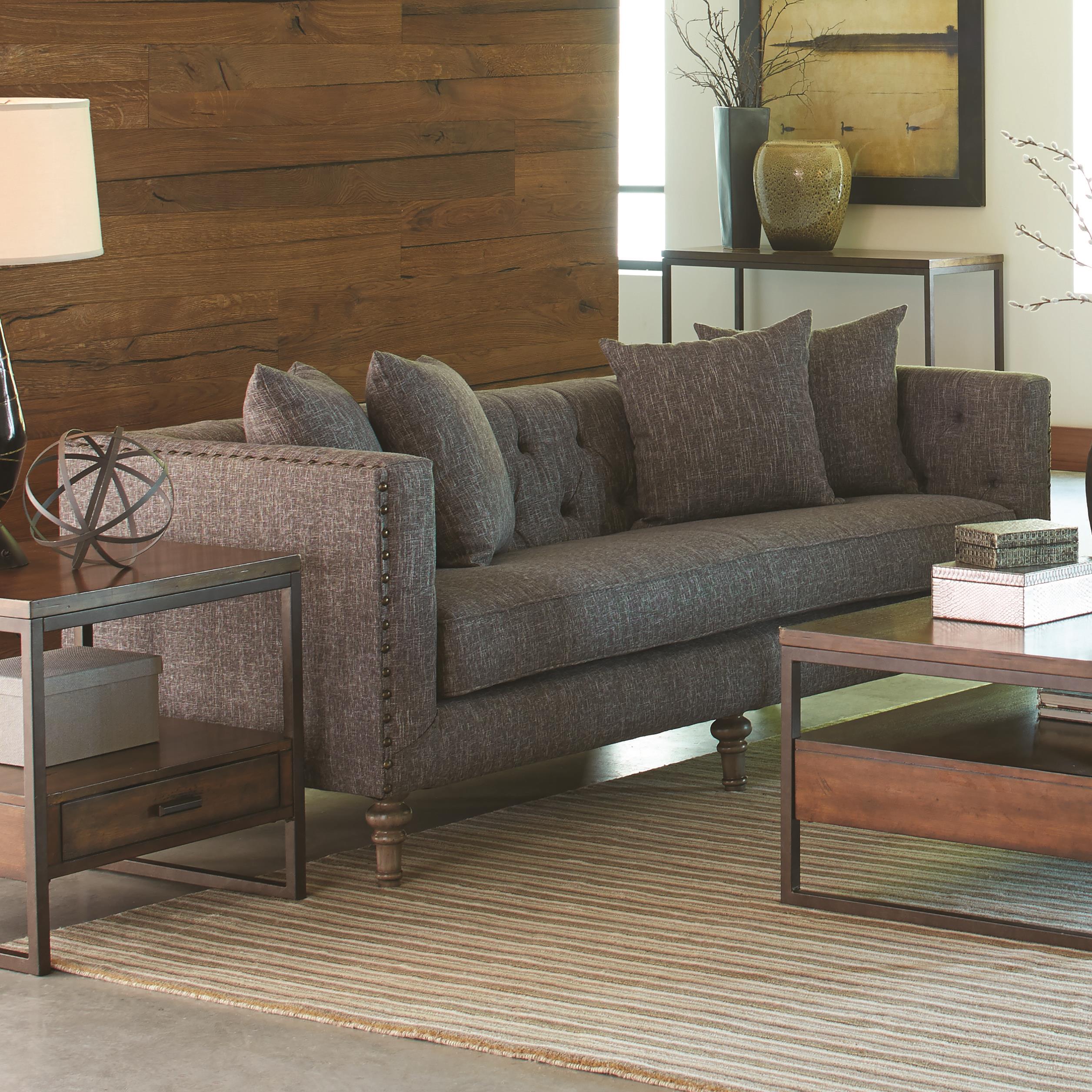 Coaster Ellery Sofa with Traditional Industrial Style Dream Home